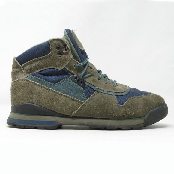Coleman Shoes | Coleman Womens Cs1147 Olive Blue Hiking Boots Waterproof Lace Up Ankle Size 10 M | Color: Blue/Green | Size: 10 | Baileyshanger's
